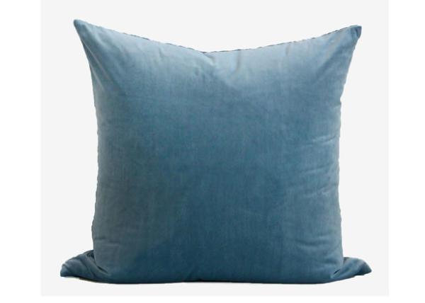 Geometric Embroidered Decorative Throw Pillows 100% Velvet For Bed / Chair