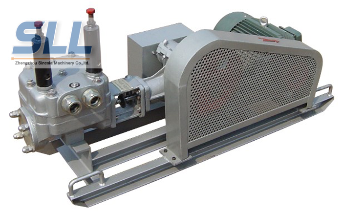 Economical Maintenance Cement Grouting Pump Single Piston Double Acting