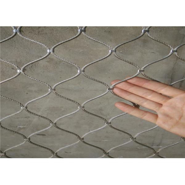 Wall Stainless Steel Woven Fabric Breaking Resistant Without Toxic Material