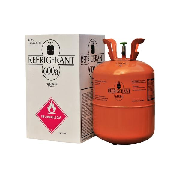 99.95% Isobutane R600A Refrigerant Odorless Refrigerant