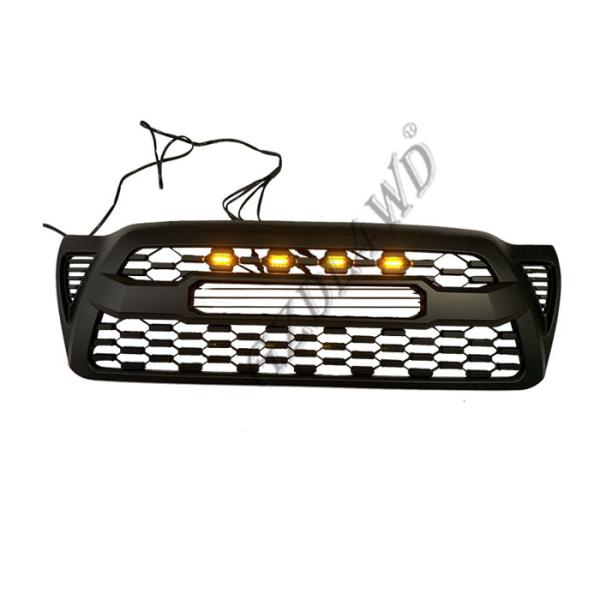 Plastic LED Front Grill Mesh Suit Toyota Tacoma 2005-2011 Pickup Truck