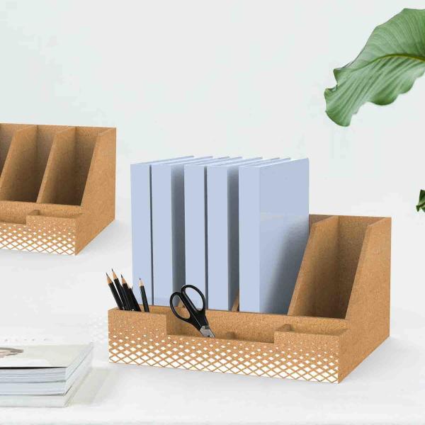 Impermeável Dampproof de Cork Desk Organizer Storage Box do escritório do FSC