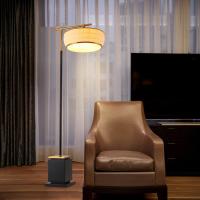 exposition verticale Hall Bedroom Floor Lamp de lampes du fer LED du noir 40W