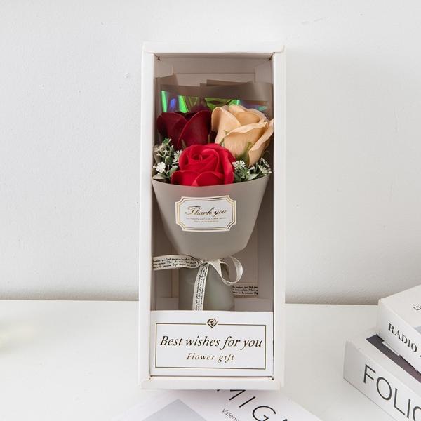 Artificial rose bouquets, soap flowers, artificial flowers, graduation season souvenirs, gift boxes, cross-border wholesale for festivals
