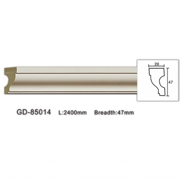 GD-85014 47mm Factory Direct Sales Roman Decorating PU Plain Wholesale Pu Moulding Polyurethane
