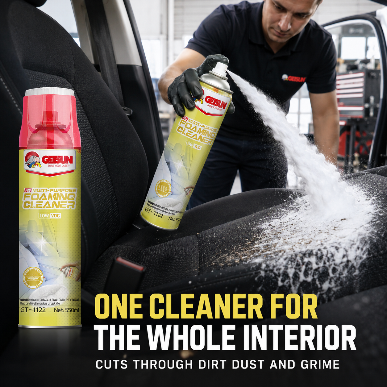 550ml Multi Purpose Foaming Cleaner for Vehicle Interiors