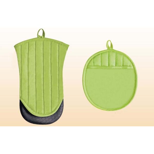 Зеленые Washable установленные тканья кухни