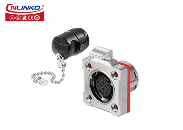 LEDの照明のためにはんだ付けするCNLINKO M20 14 Pinのパネルの台紙の防水コネクターIP67 12V