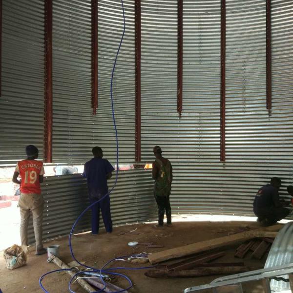 2018 Best Sale Hot Galvanized Grain Storage Steel Silo In China