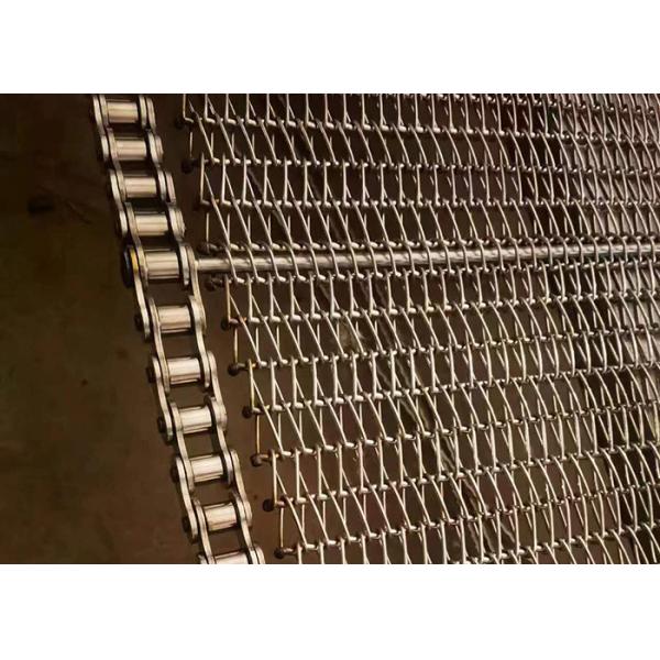Spiral Heat Resistant 304 Wire Mesh Conveyor Belt For Oven Baking Industries