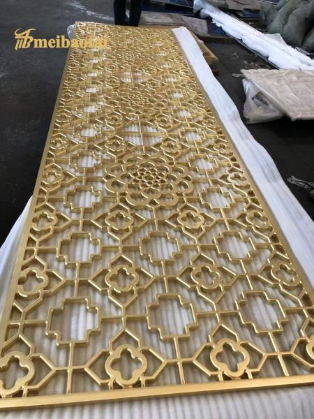 Divisor da parede do metal de ASTM, material de Art Screens BAOSTEEL do metal do PVC do laser