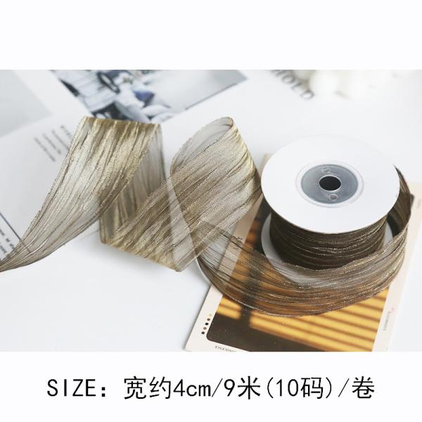 Полиэстерная лента для организмы 38 мм экологически безопасная бледно-розовая лента для организмы