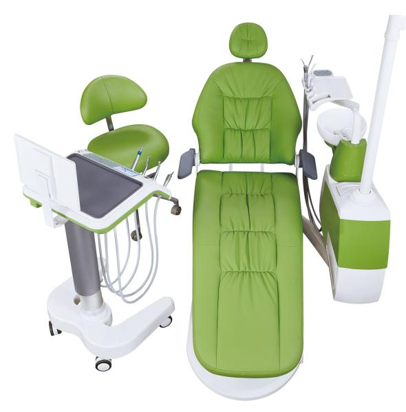 Cast Aluminum Backrest Stomatology Equipment Mobile Dental Cart Unit