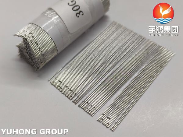 SUS304 30G Dental Root Canal Irrigation Needle Tube , Double Side Vented Tip