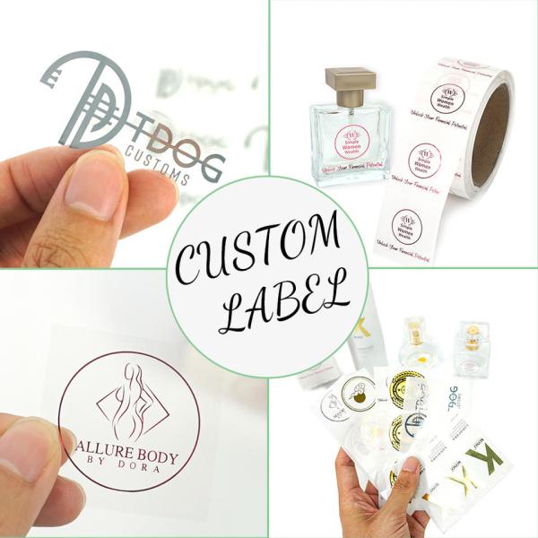 Прозрачный BOPP водостойкий горячий серебряный рулон для печати частных химических этикеток