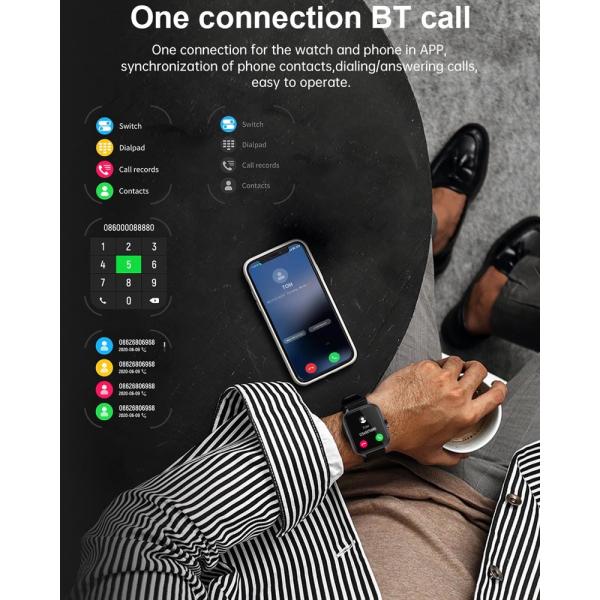 T11 Blood Pressure Wrist Smartwatch Bracelet Sport Wristband Fitness