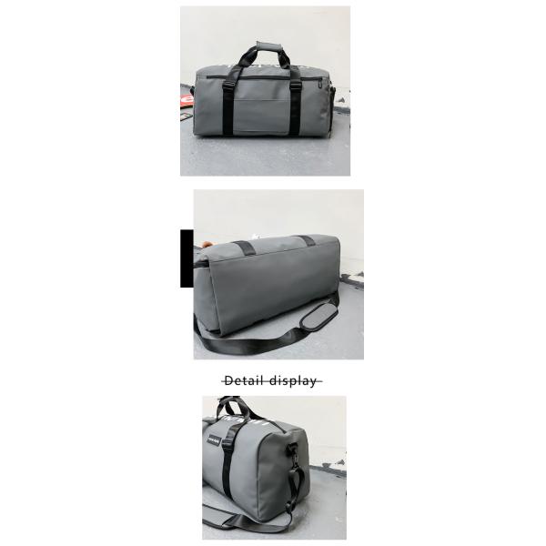 45L Lightweight Gym Duffle Bag Sport Gym Bag With Shoe And Wet Compartment