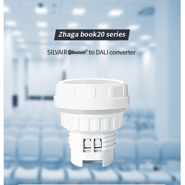 Zhaga Book20 Based SILVAIR Bluetooth Mesh to DALI converter, self-contained 
