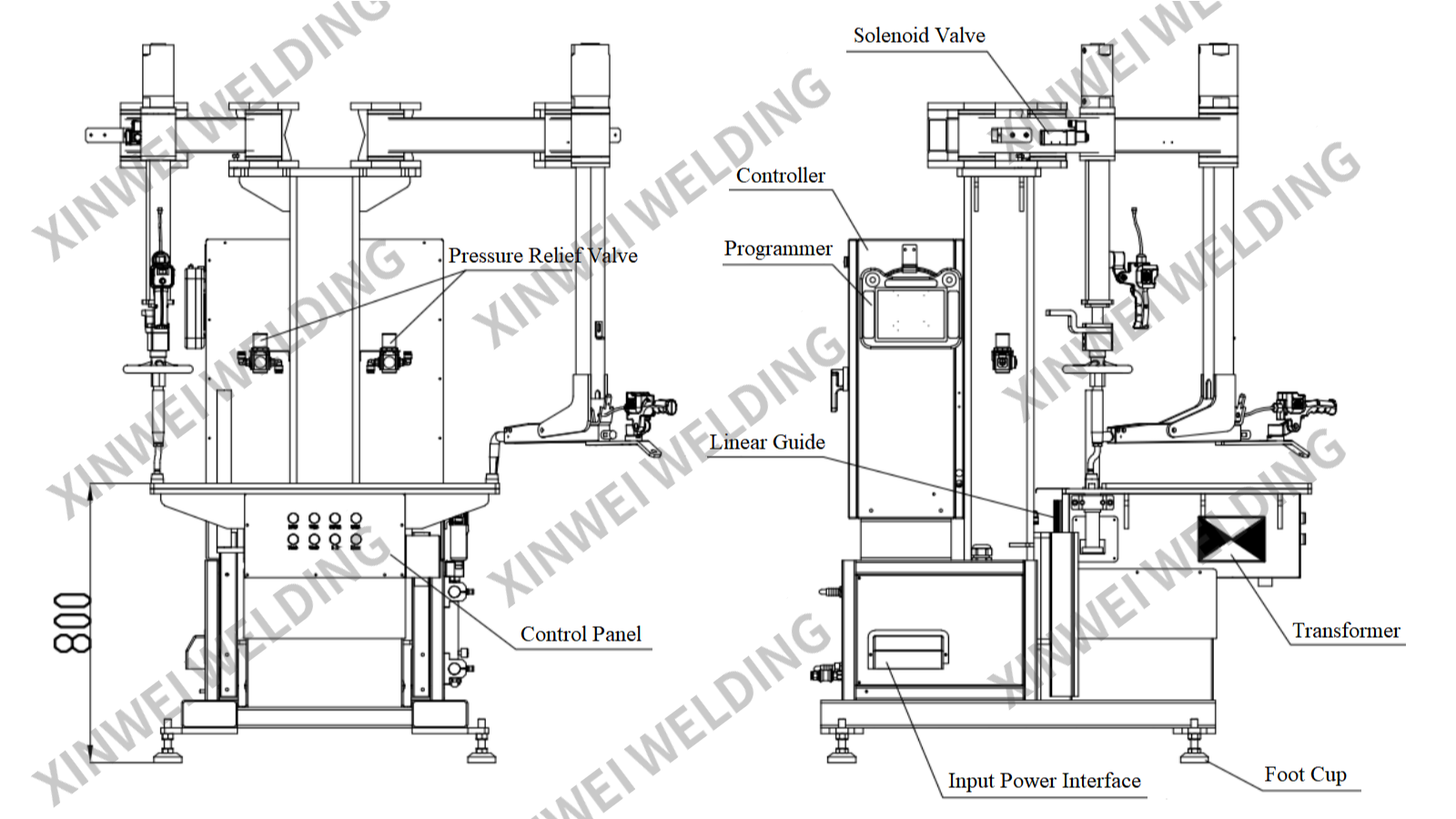 Medium Frequency Platform Spot Welding Machine for Sheet Metal Fabrication