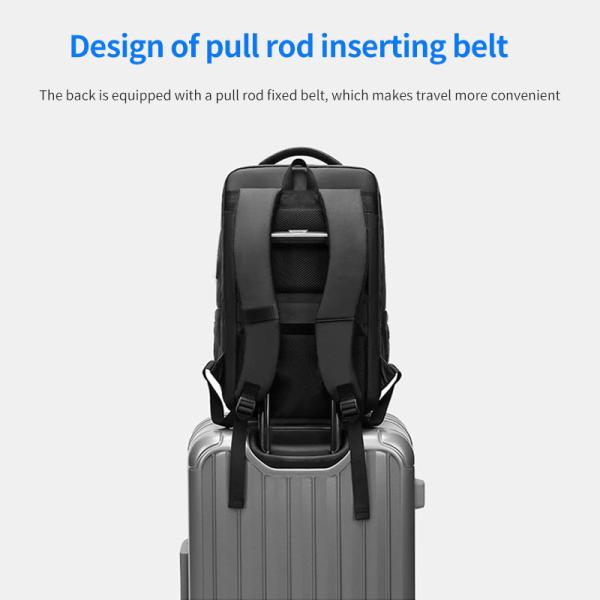 L'usine vend le logo personnalisé homme imperméable voyage d'affaires portable 15,6 pouces sac à dos