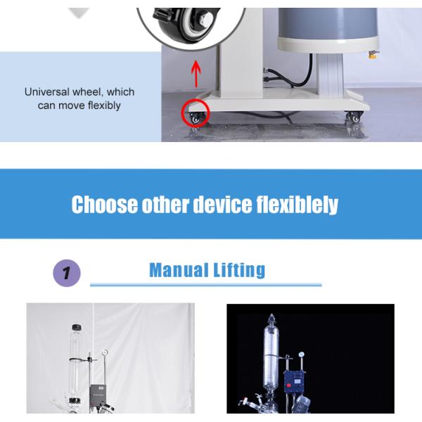 Испаритель 6.5KW автоматический поднимаясь 50l CE электрический роторный