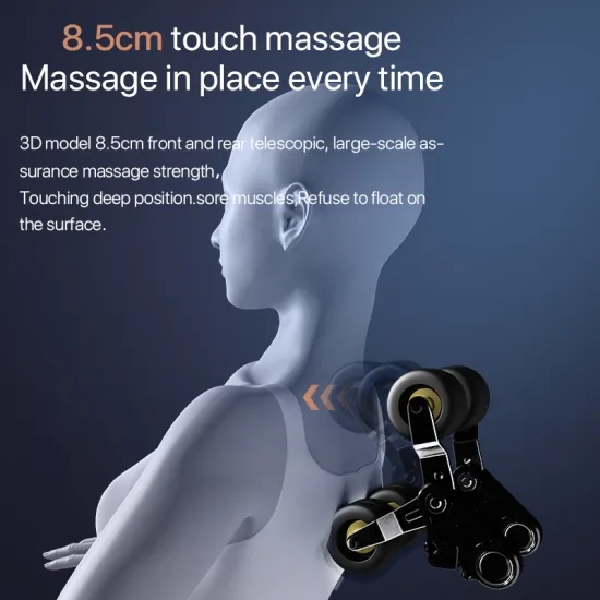 Reclining Kneading Neck Massage Chair 2d 30min CB With Ottoman 137cm