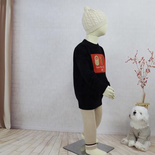 Factory Directly Sale Fall Winter Toddler Kids Children Baby Boy Girl's Unique Design Crew Neck Knitted Pullover Sweater Top