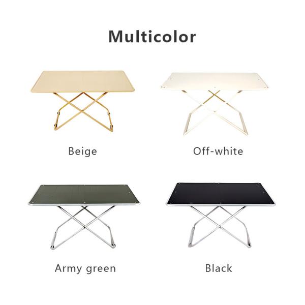Lightweight Aluminum Fold Up Camping Table 30kg Capacity