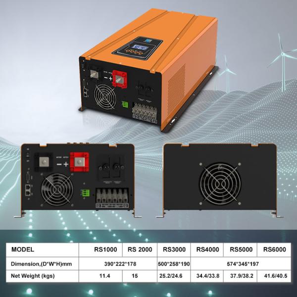2000W Pure Sine Wave Inverter 12V/24V/48V to 110V/220V