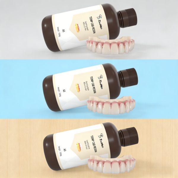 Notch Impact Strength 40.5 to 60.5 3D Printing Temporary Crown Resin Perfect Choice for Trial Crown and Bridge Restorations Consistent Performance