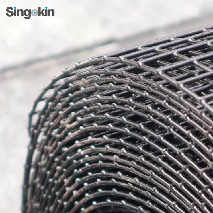 Black PVC Coated Galvanized Steel Solar Panel Bird Guard Mesh with 1/2