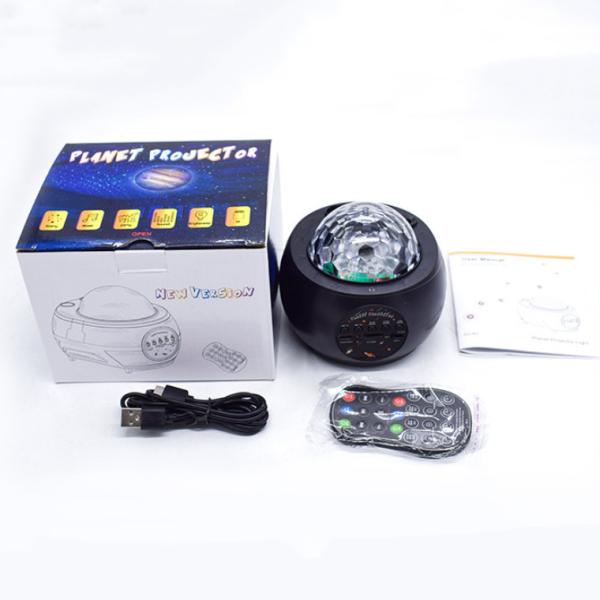 HD 10 Planets Music Projector Lamp Romantic Nebula Starry Bedside Atmosphere Lamp Wireless Speaker With Remote Control