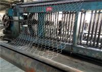 Silver Metal Gabion Wire Mesh / Hexagonal Double Twisted Wire Mesh Rolls