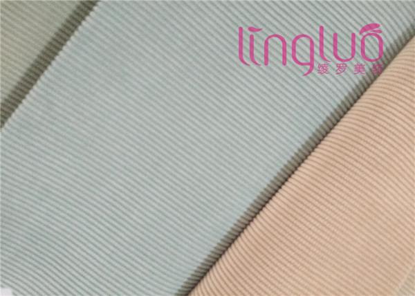 Quick Drying Polyester Yarn Dye Linen Upholstery Fabric 330gsm
