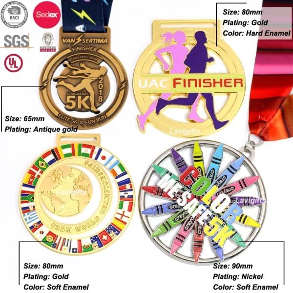 Running Baseball Tournaments Medallions Custom Award Medals