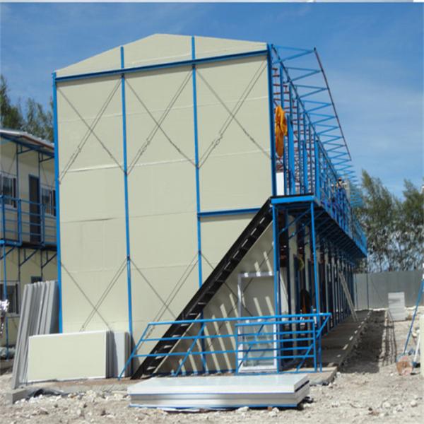 eco-friendly K type prefabricated house with waterproof , thermal insulation and heat proof