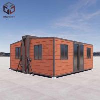 Q235B Aço Pessoa leve, dobrável, pequena casa dobrável pré-fabricada, janela de PVC
