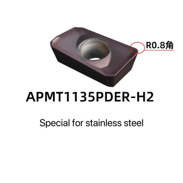 Apmt1135-H2 CNC Tools High Speed Face Inserts Milling Cutter Fast Feed Carbide Insert