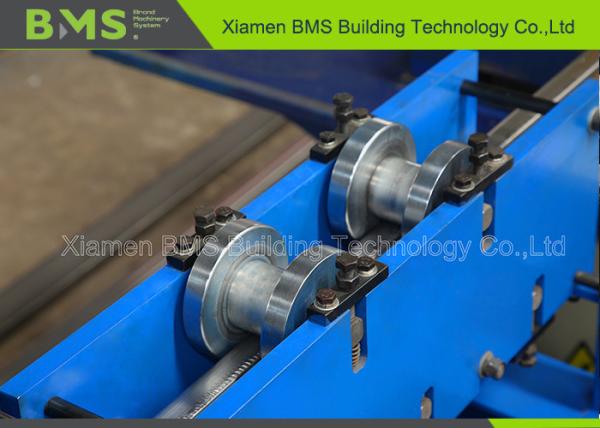 Shelf Step Beam Racking Roll Forming Machine With Saw Cutting Use For Storage