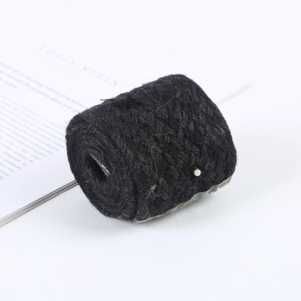 Плетённая плетённая лента из юты Красочная синяя лента из юты для рождественской елки