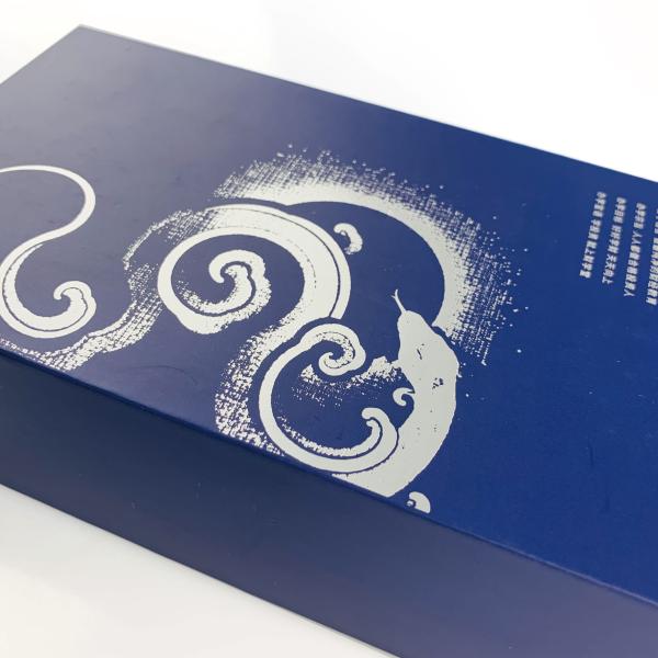 Custom Silver Hot Foil Gift Countdown Advent Calendar Packaging Box Gift Paper Boxes