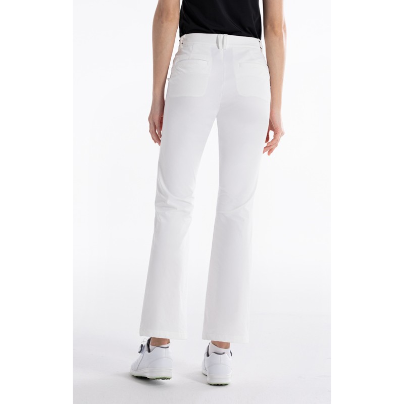 Women Elegant Micro Flare Golf Pants Slim Fit Height Boosting Ladies Golf Trousers