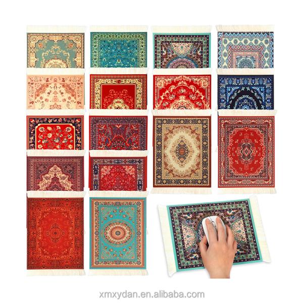 Persian Style Felt Mouse Pad Carpet Pad Coaster Computer Accessories Tassel Mouse Mat