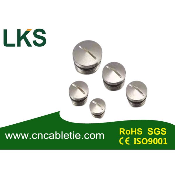 Waterproof Nickel Plated Brass Screw Plug with IP68 Protection for PG/METRIC
