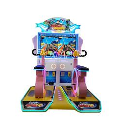 Jogo interno de moedas 47 polegadas Super 2 jogadores Link Scooter Bike Resgate Ticket Game Arcade Racing Machine para criança