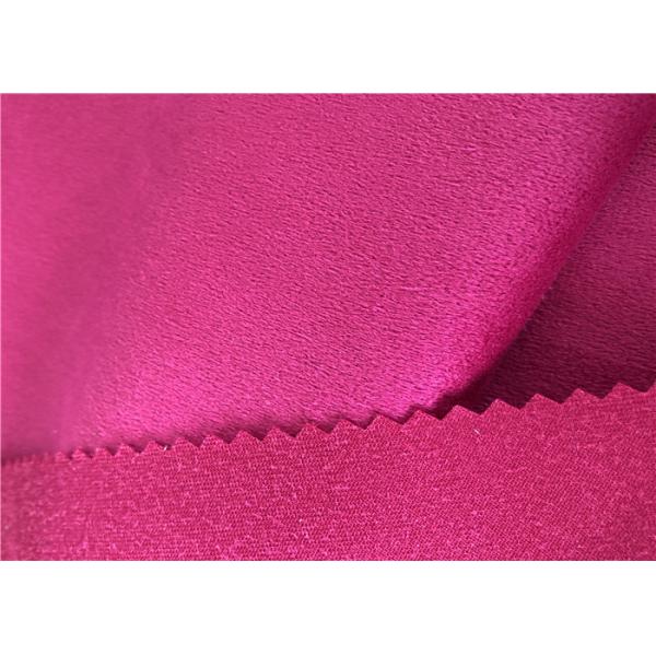 Ткань Microfiber замши 100% полиэстер почистила связанную замшу щеткой для одежд