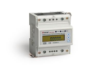 IEC 62053 Din Rail Kwh Meter Single Phase Ami Electric Meter 10 80 A 50 60 Hz
