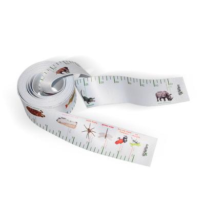 Delicado durável extravagante CMYK que imprime o alfaiate feito sob encomenda flexível material de medição Tape Measure da faixa do corpo de nylon da tela de pano
