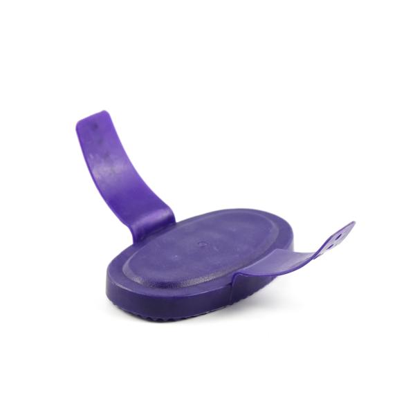 Plastic PE Horse Grooming Brushes 16*9cm Optional Color With Conjoined Hard Ribbon