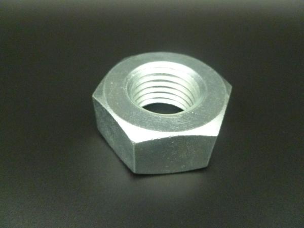 Metric Hexagon Nut, Size: M30 x 3.5mm (Din 934) Metric Coarse Yellow Zinc Plated
